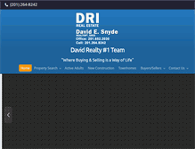 Tablet Screenshot of davidrealty1.com